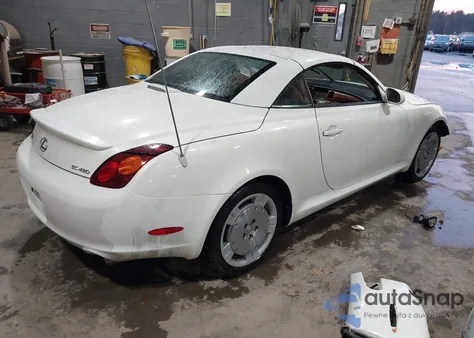 2003 Lexus Sc 430 из США, поврежденный, VIN JTHFN48Y430041909